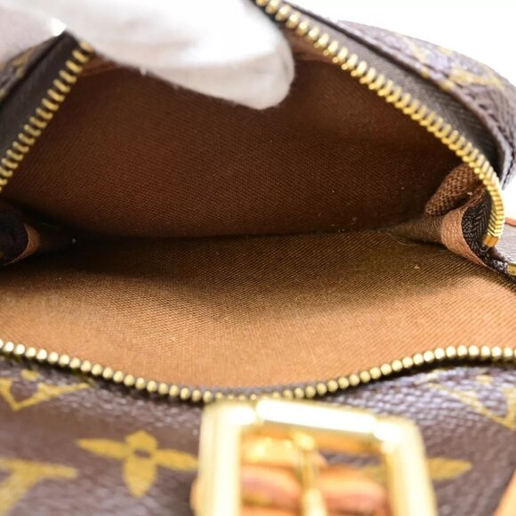 LOUIS VUITTON Mini Montsouris Backpack Bag Monogram Leather Brown M51137 18FA556 main image 9